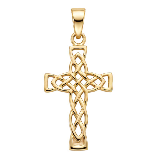 9ct gold celtic cross - 9ct,