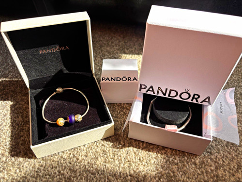 Pandora sterling silver snake - silver,