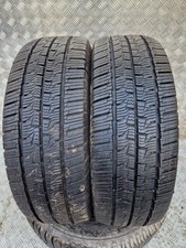PAIR OF 215 70 15C CONTINENTAL VanContact 4Season PART WORN TYRES 8mm