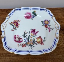 Vintage Coalport floral  Cake Plate / Sandwich Plate flowers 