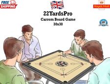 Carrom Board Game Coins & Strike Family Fun Wooden Board Game Gift 30x30 Inch
