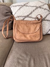 Gigi Othello Real Leather Shoulder Crossbody Handbag In Honey Tan