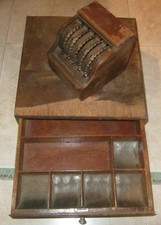antique wood store cash drawer