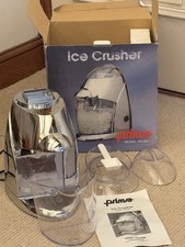 Prima Ice Crusher PIC005 – Chrome Electric 100W with Jug, Scoop & Box
