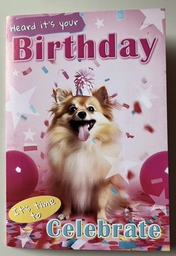 Cute pomeranian dog birthday - cute,