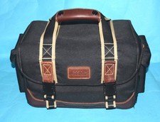JESSOPS MEDIUM TO LARGE  TWO COMPARTMENT POCKETED CAMERA BAG WITH SHOULDER STRAP