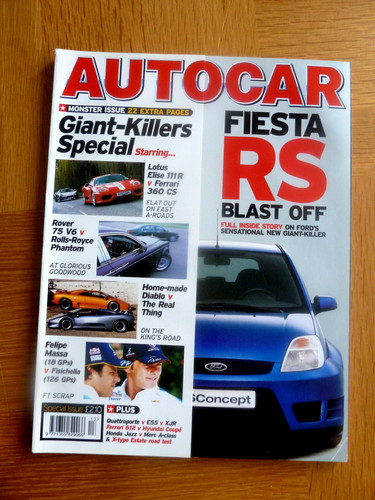 Autocar magazine 30th match - magazine,