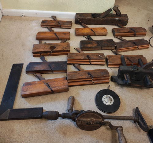 Vintage set woodwork - set, of