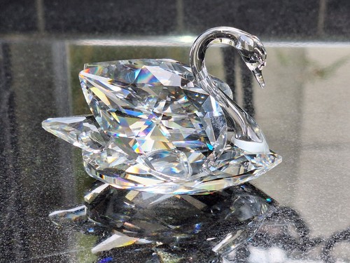 Swarovski crystal swan - swarovski, as