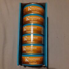 6-PACK KINGFISHER CRAB Meat in tins Shredded 6 x145g=970g.  FREE P&P