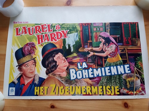 Laurel and hardy vintage 1950s - and,