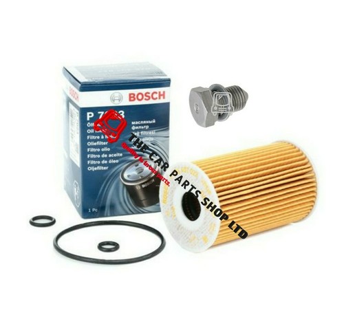 Premium bosch oil filter and - oil,