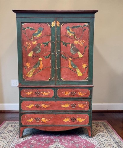 19th century mahogany linen - century,