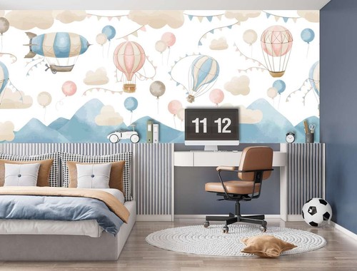 Fleece photo wallpaper mural