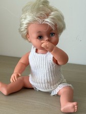 Tiny Tears Doll 1970s 16” Vintage Vinyl Baby Doll Vintage Palitoy