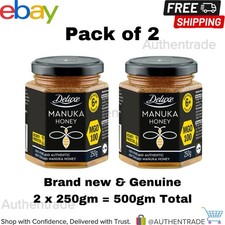 2 X Deluxe Manuka Honey 250gm