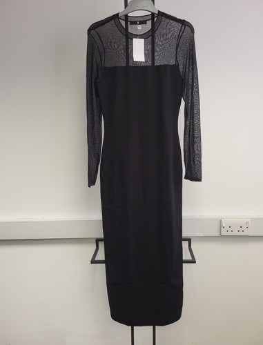 Very black sheer knit - sheer,