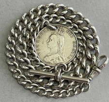 Antique Sterling Silver Albert