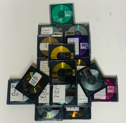 Lot minidisc used - used,