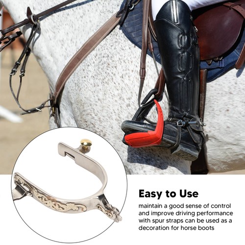 Pair horse spurs stainless - °1,