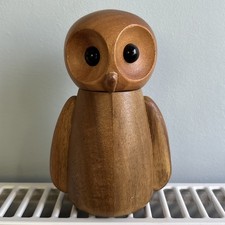 Wooden Owl Pepper Grinder