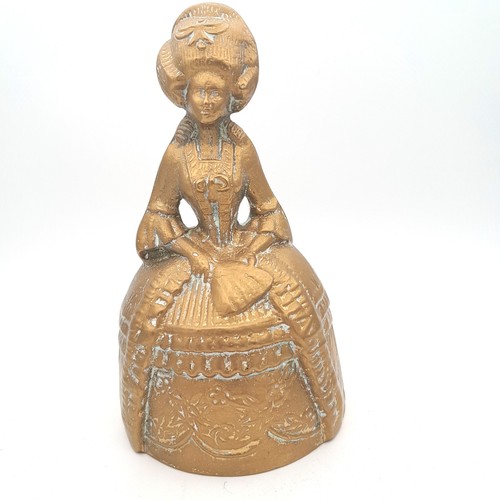 Large brass bell lady marie - brass,