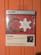 Belkin Rockstar Headphones Adapter Splitter 3.5mm Jack 5 Way
