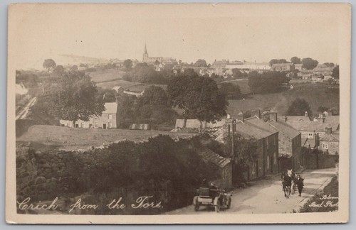 Crich village from - crich, tors