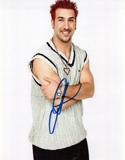 Joey Fatone N'Sync autographed
