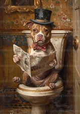 Bulldog Funny Art Print