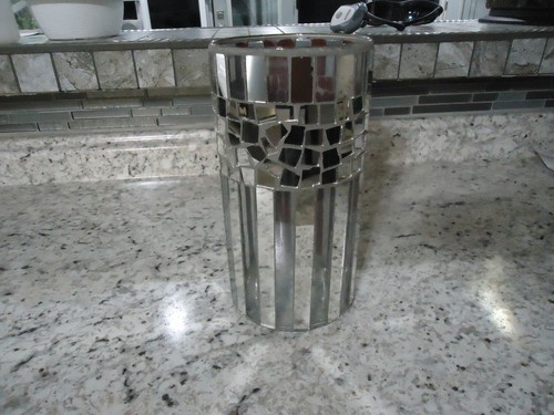 Large glass mosaic - glass, mirror