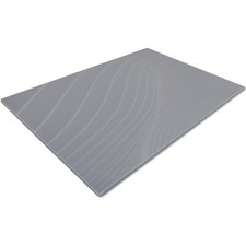 Glass Chopping Board Worktop Saver Kitchen Cutting Utensil | Light Grey