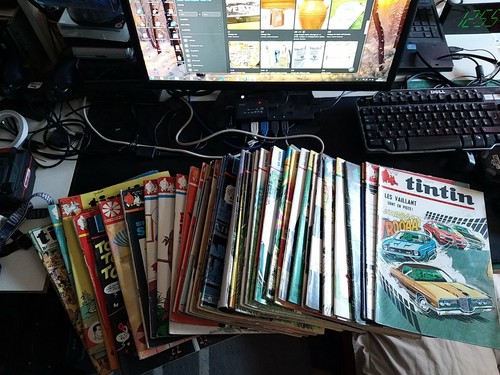 Tintin vintage comics - , lot