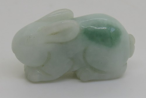 Chinese carved green stone