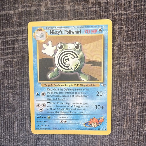 Pokémon tcg misty poliwhirl - pokémon, misty's