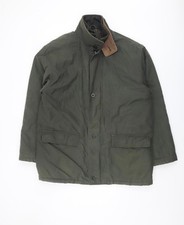 Wolsey Men's Green Cotton Mid-Length Coat M
