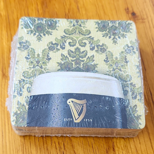 Guinness square cardboard - guinness,