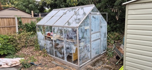 Greenhouse aluminium glass - greenhouse, aluminium/glass