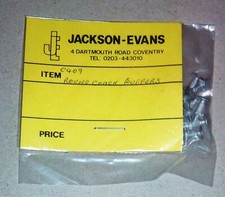 4mm Scale (OO EM P4) - Jackson-Evans Coach Parts. C409 Round Coach Buffers. MIP
