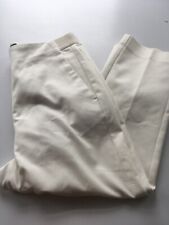MARKS AND SPENCEER TROUSERS Short pedal pusher pockets  Slim Uk 10 short ivory