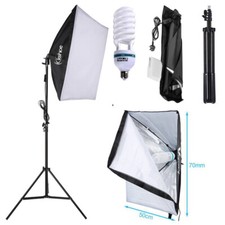 Photography Studio 135W Softbox Lighting Stand Kit Photo Video Light Stand Set