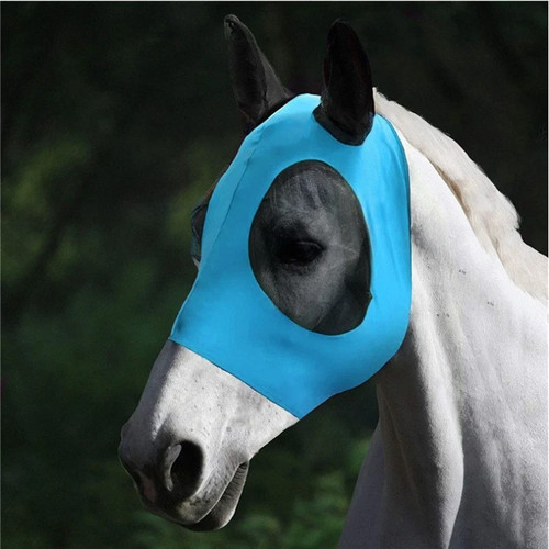 Horse lycra fly mask hood - lycra,