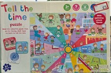 Tell The Time Jigsaw Puzzle 61 Pieces Ages 3+ By Marks & Spencer