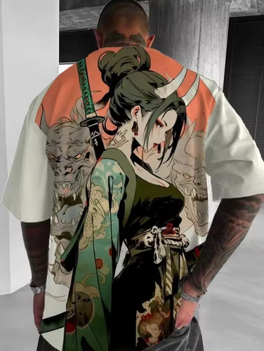 Japanese anime print - japanese, 3d