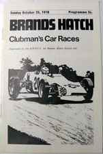 BRANDS HATCH 25 Oct 1970 BRSCC
