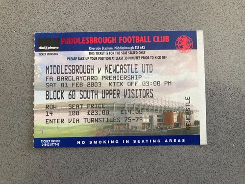 Middlesbrough newcastle - middlesbrough, v