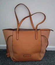 David Jones Tan Beige Handbag