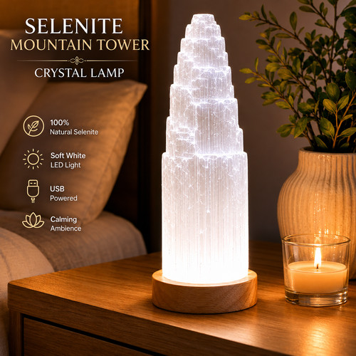 Selenite mountain tower - selenite,