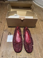 BNIB Red Burgundy Studded