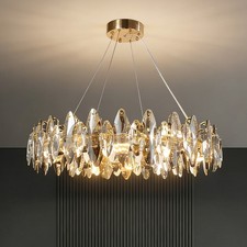 Gold Crystal Chandelier